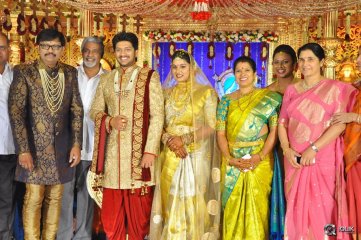 Music Director Koti Son Rajeev Wedding Reception Photos
